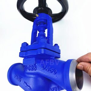 weld type bellow seal globe valve