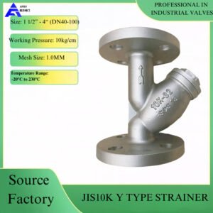 jis10k y type strainer